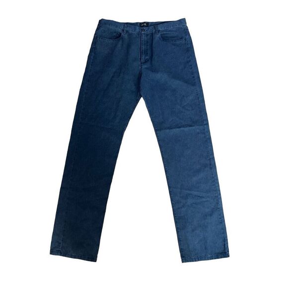 APC  Standard Jeans High-rise straight-leg jeans in thin blue denim Size 36 - Picture 1 of 9